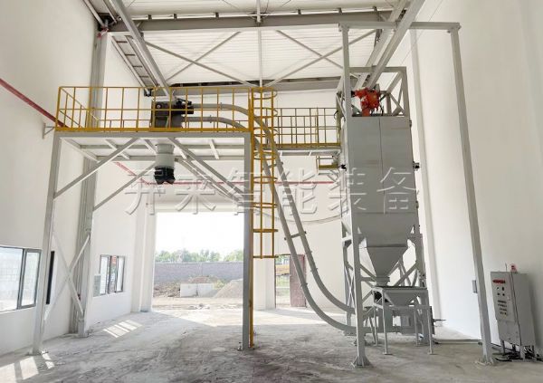 膨润土吨袋自动拆包机 吨袋拆包投料站用户现场